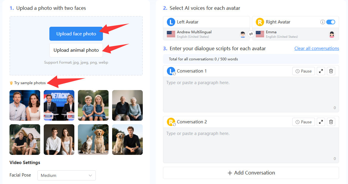 video conversational ai, ai training videos
