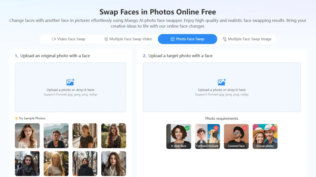 kasvojenvaihtosivusto