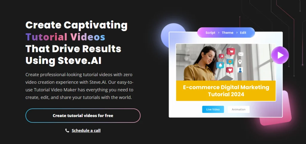 tutorial video creator, tutorial video maker