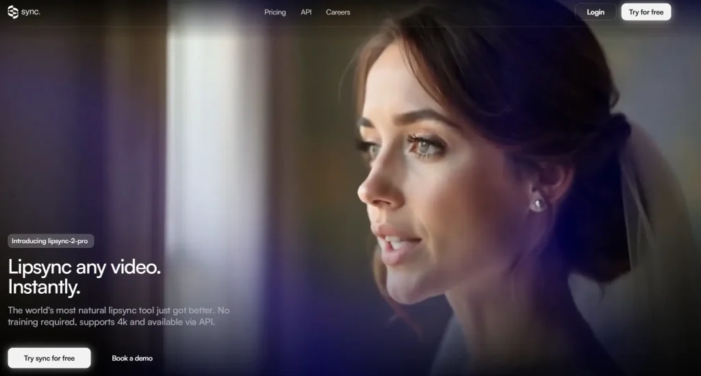 sync.so audio video synchronizer​