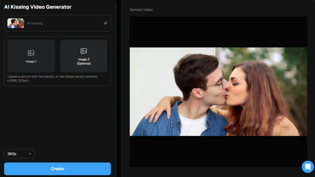 french kiss, ai kissing