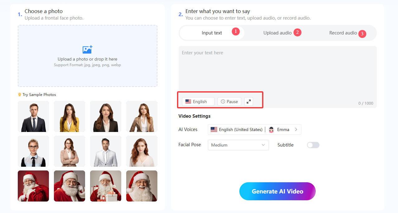 make a photo speak, talking photo online free