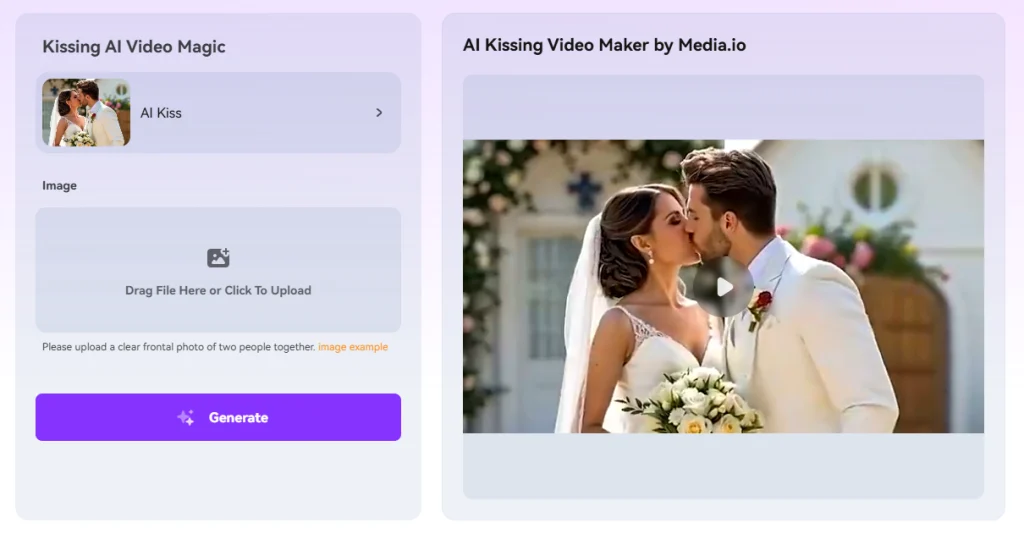 french kiss, ai kissing