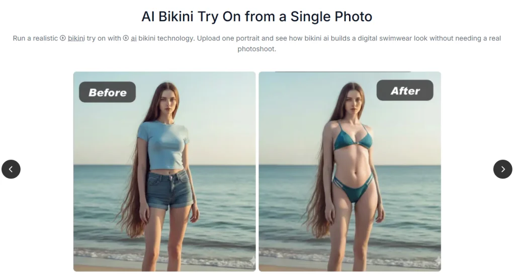 โปรแกรมสร้างวิดีโอบิกินี่ AI ฟรี