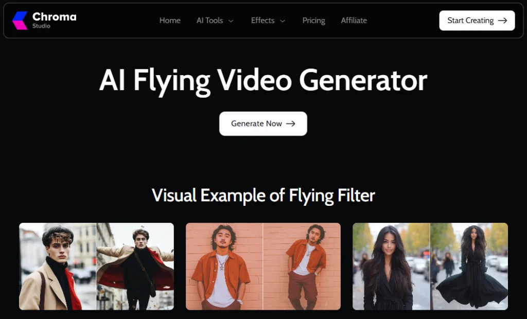 ai flying video generator