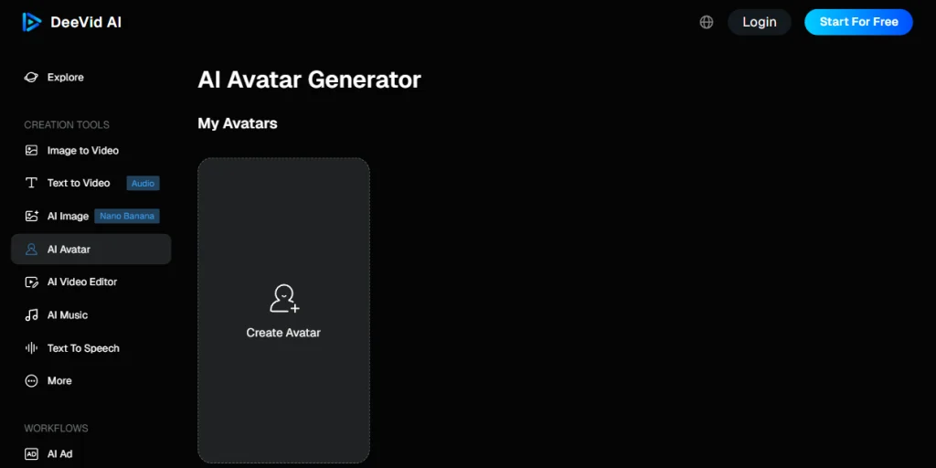 أنشئ صورة رمزية ناطقة باستخدام الذكاء الاصطناعي