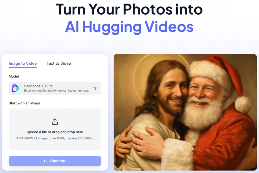 ai hug video generator