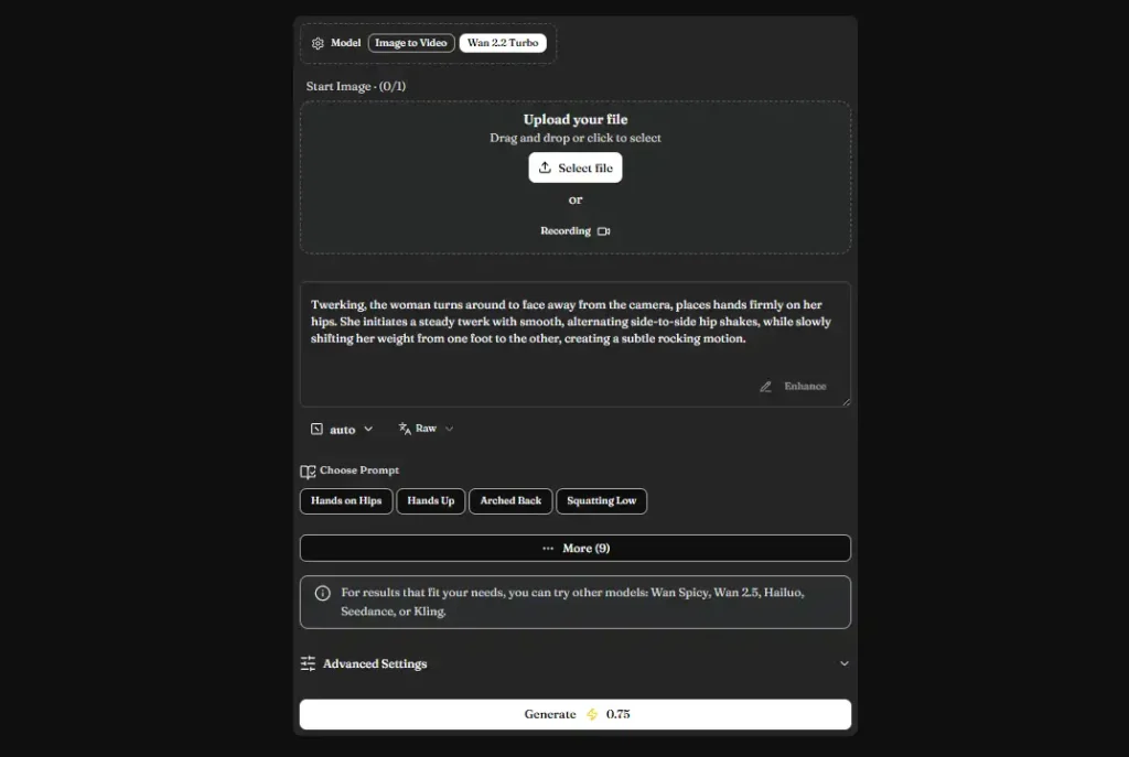 ai omnigen ai twerk generator