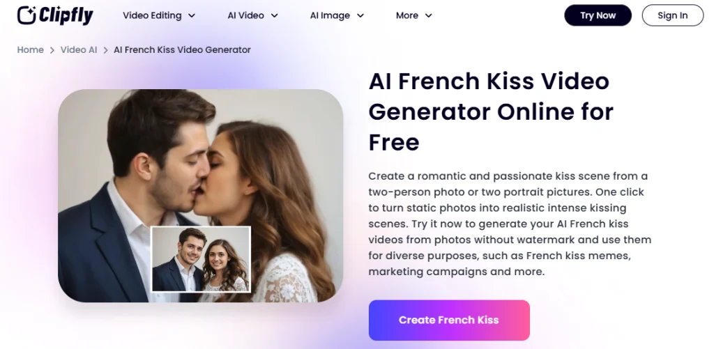 французский поцелуй HD, французский поцелуй YouTube