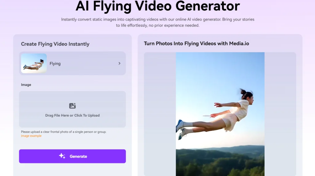  uçan yapay zeka video üreteci