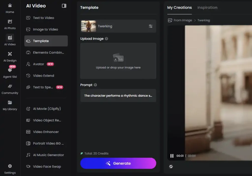 fotor ai twerk generator