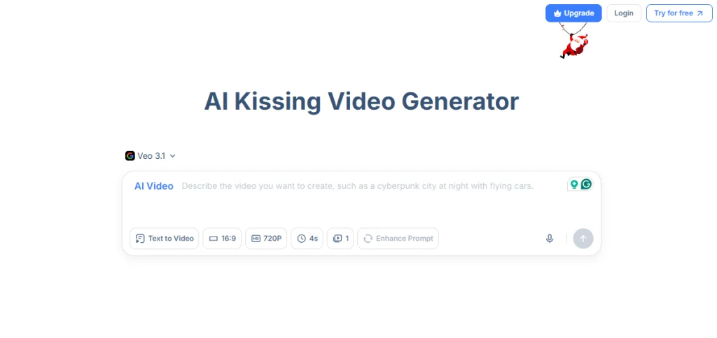 romantic kissing video, ai french kiss generator