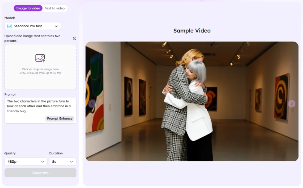 hugging ai generator