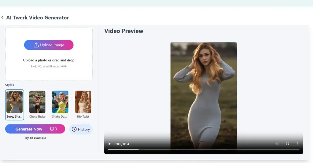 imagetovideo ai free twerk generator