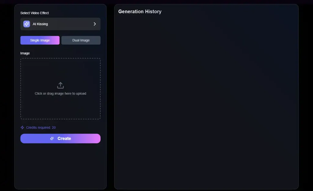 lanta ai kiss video generator