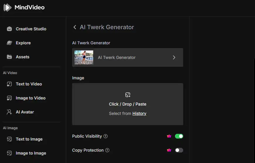 mindvideo ai twerk generator free