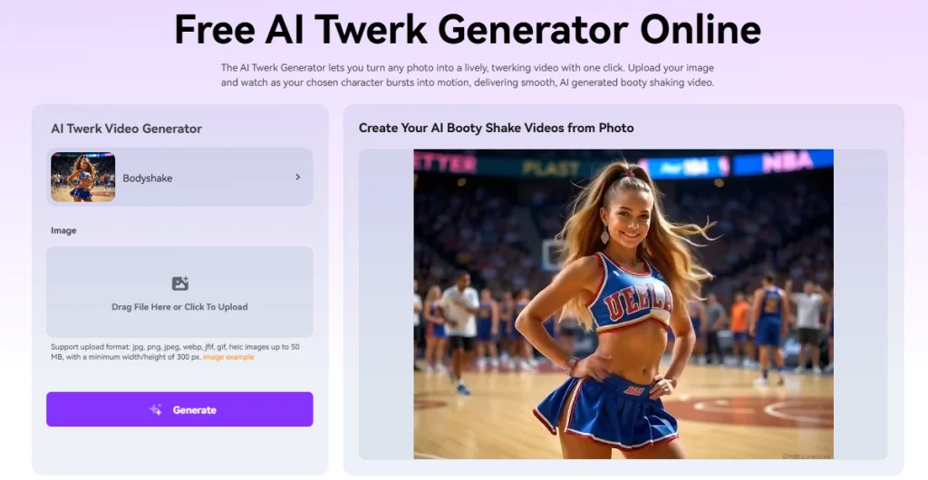 เครื่องสร้างท่าเต้นทเวิร์ก AI