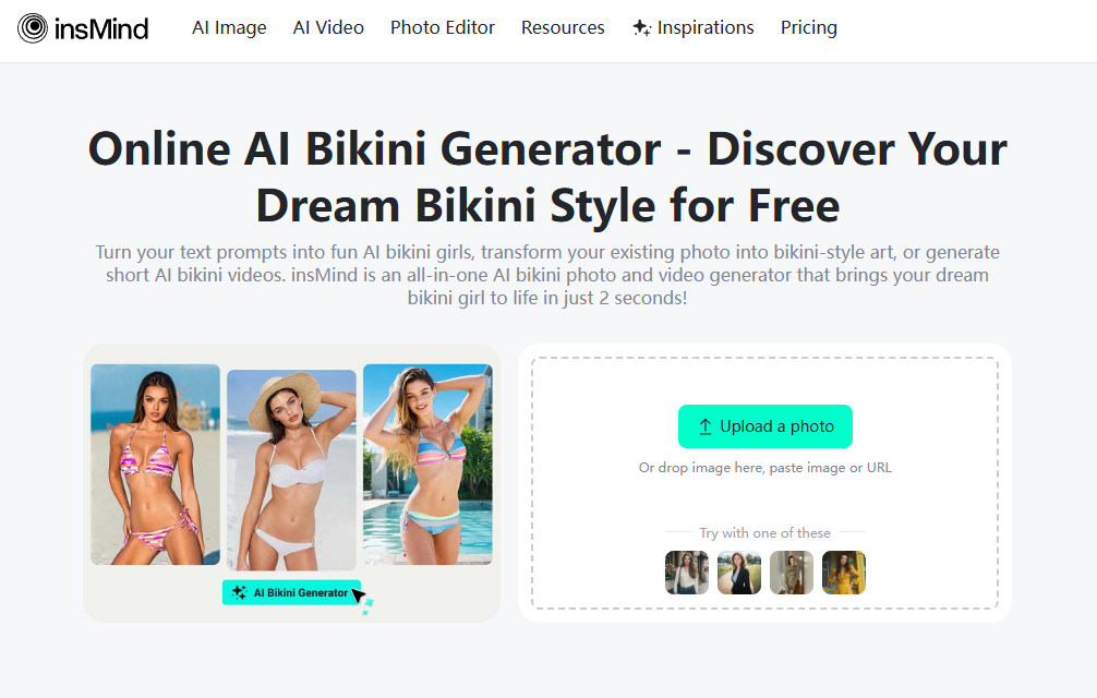 criador de biquínis com IA