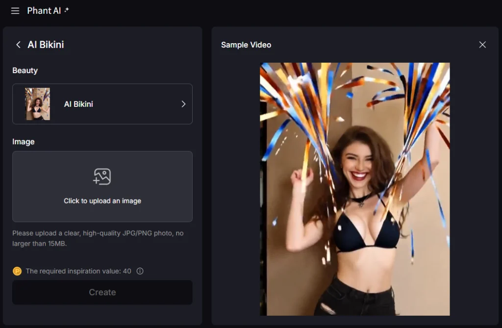 AI bikini videogenerator online