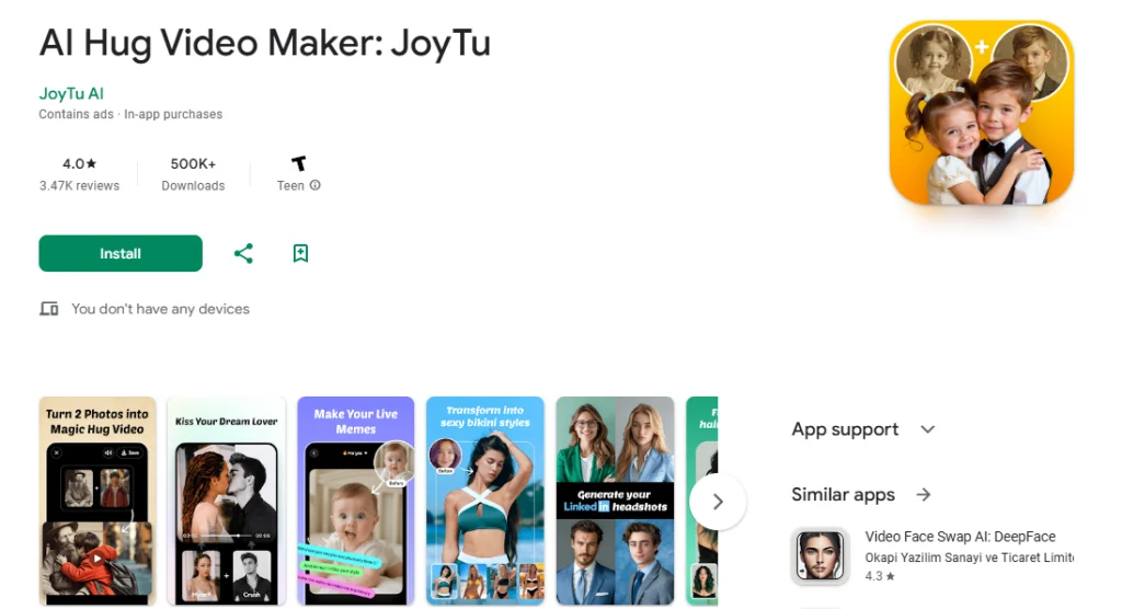 ai kram-app, ai kramtillverkare