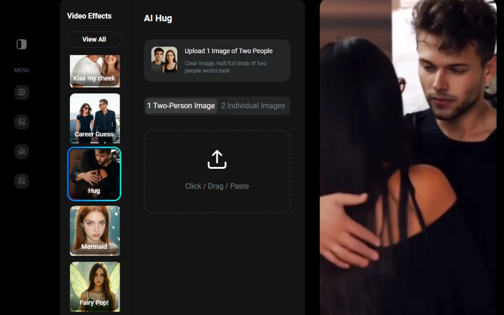 ai hug video generator free, free ai hugging video