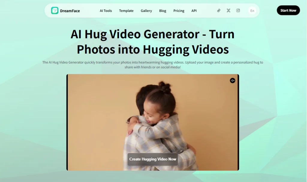 AI-videoskapare för kram