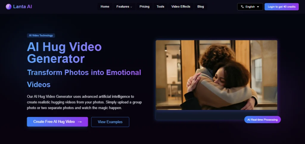 AI-videoskapare för kram