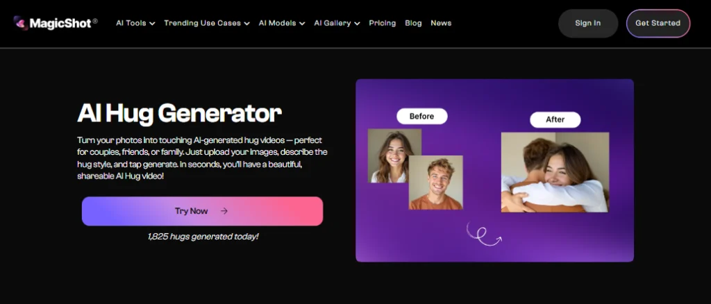 AI-videoskapare för kram