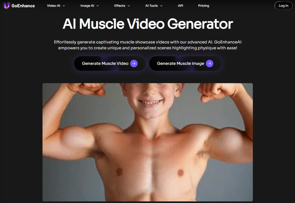 ai bodybuilder video