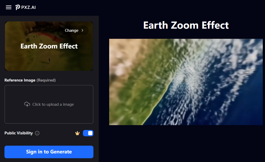 efekt powiększenia Ziemi