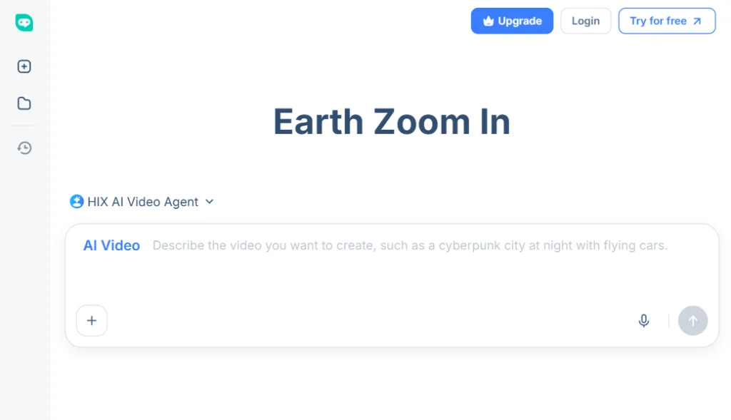 generator wideo z powiększeniem Ziemi