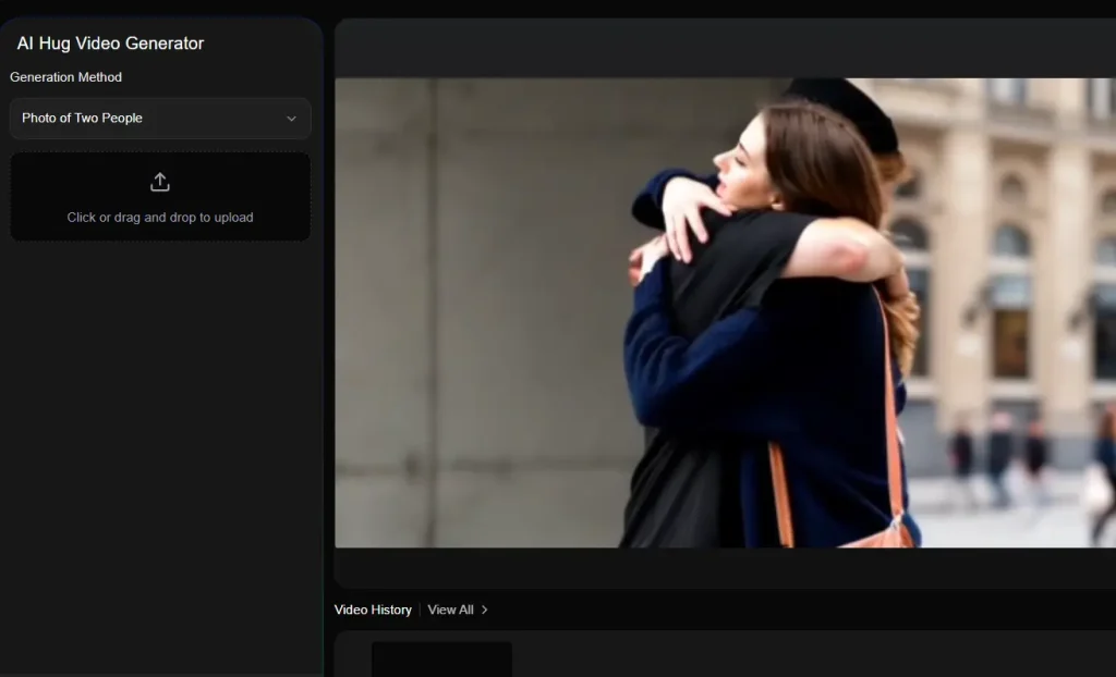 flux ai hug video creator