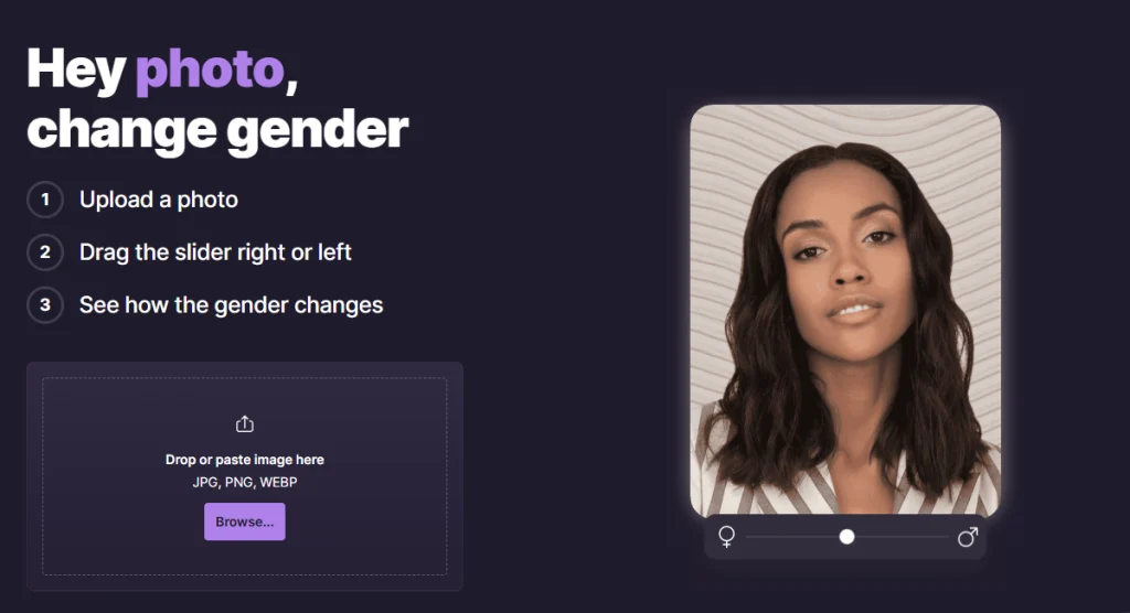 AI가 생성한 성별 바꾸기, AI가 생성한 사진의 성별 바꾸기