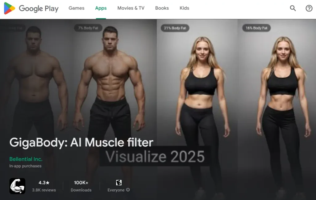 ai bodybuilder app