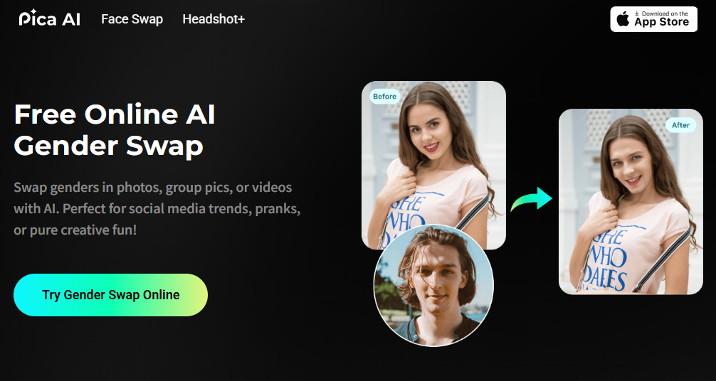 AI 성별 전환 앱