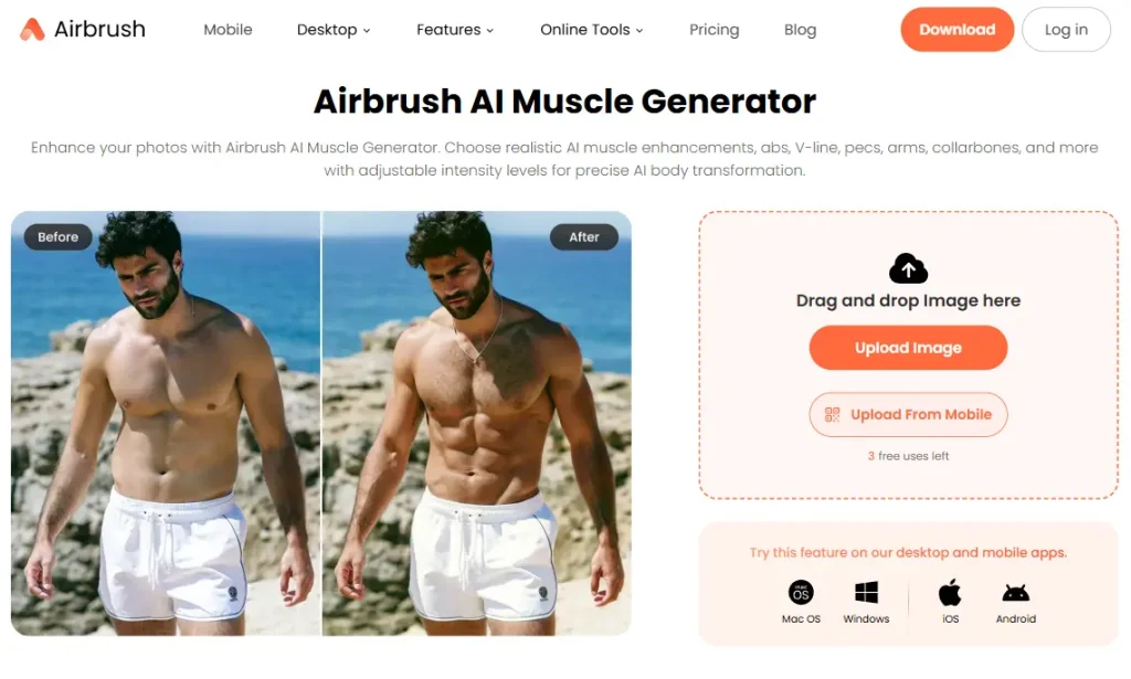 ai muscle generator