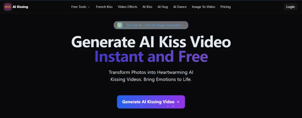 crear un clip corto de beso