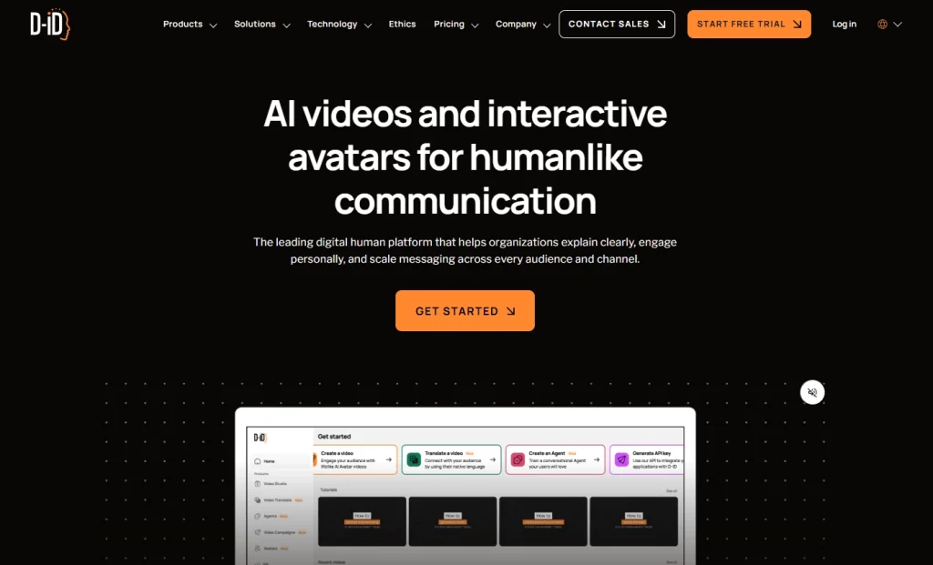 ซอฟต์แวร์ซิงค์ริมฝีปาก d-id
