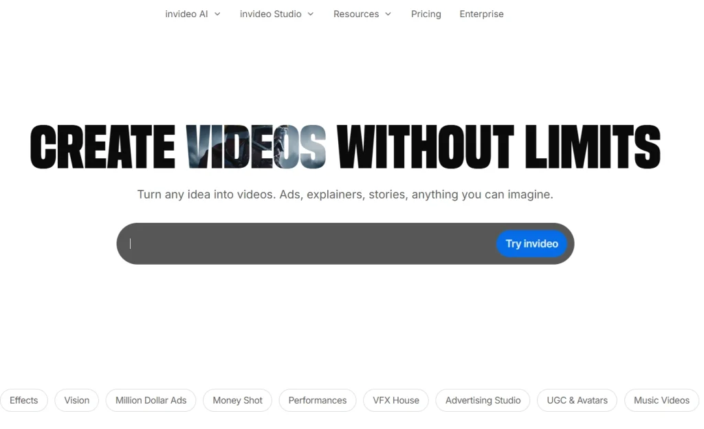 invideo ai video maker free