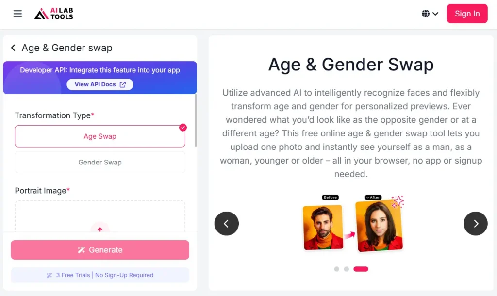 ai gender swap