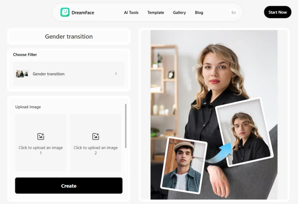 gender swap filter online