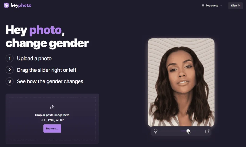 gender swap filter online