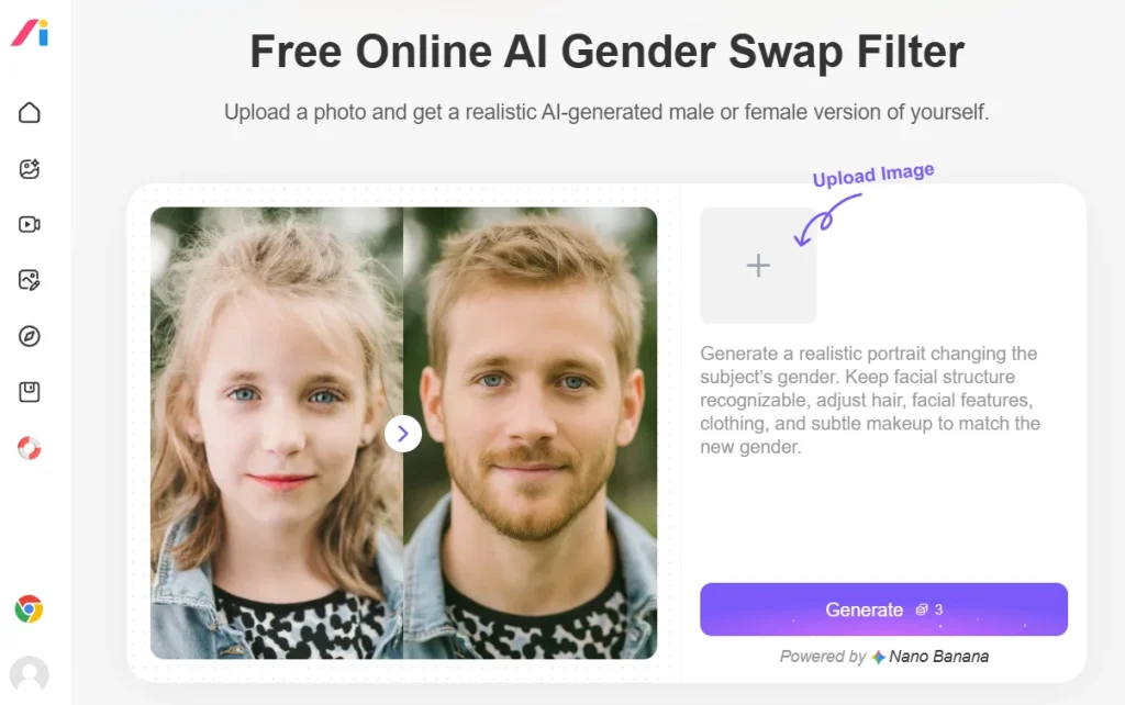 gender swap filter online
