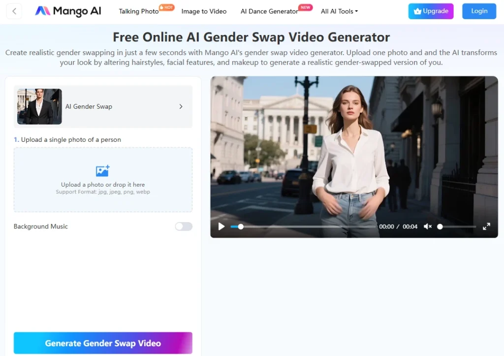 gender swap filter online