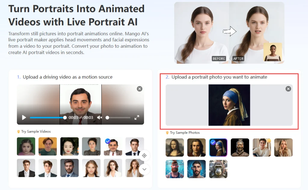 Téléchargez votre photo de portrait