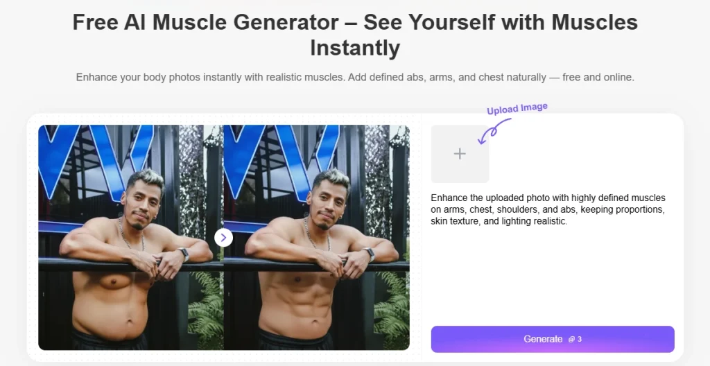 mușchi generați de inteligență artificială