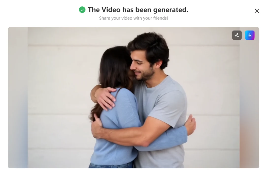 Descarcă și distribuie videoclipul tău cu îmbrățișarea inteligenței artificiale