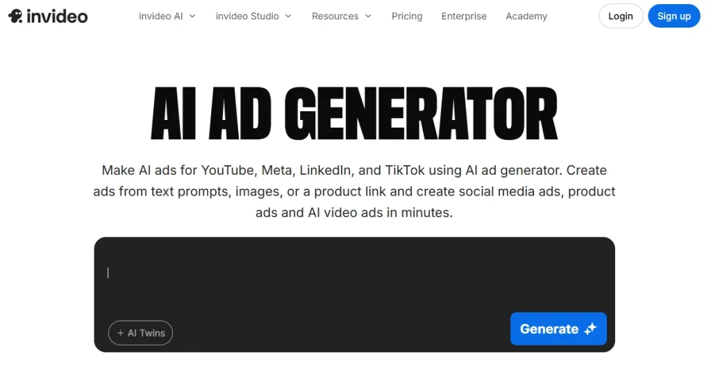 générateur de publicités IA, générateur de publicités IA
