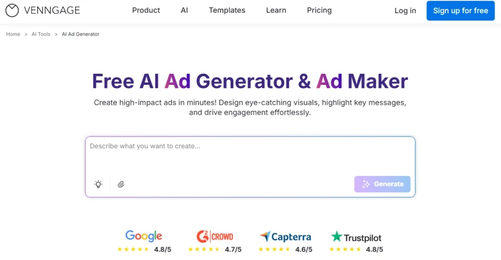 générateur de publicités IA, générateur de publicités IA