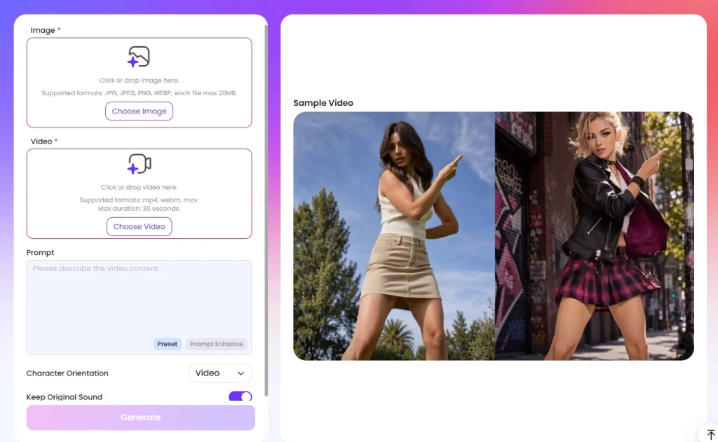 dance AI generator, AI dance maker